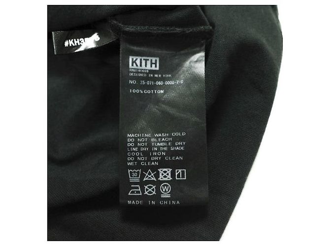 Autre Marque Camiseta de algodón KITH NYC LAX Tee Negro - vista 8