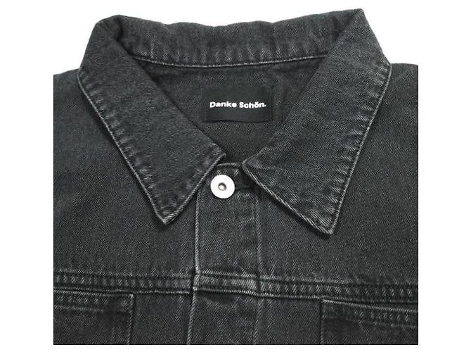 Autre Marque Danke Schon DENIM Chaqueta de mezclilla de algodón Limited Negro - vista 5