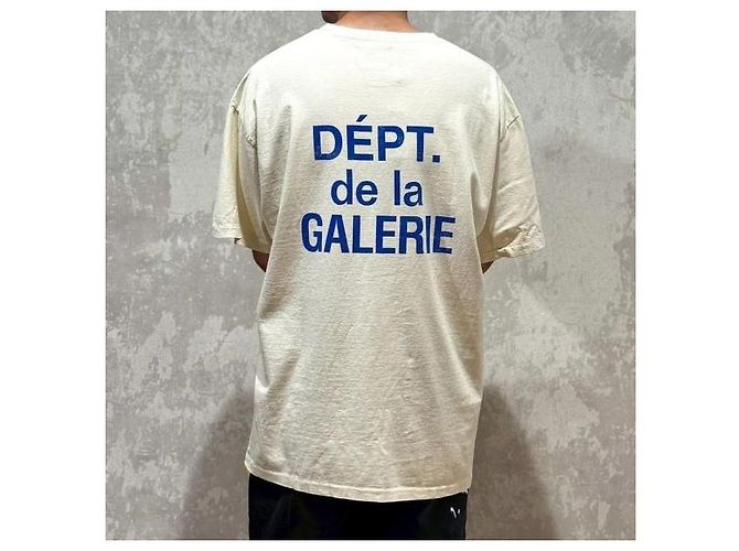 Autre Marque Camiseta GALLERY DEPT. FRENCH TEE de algodón Beige - vista 3
