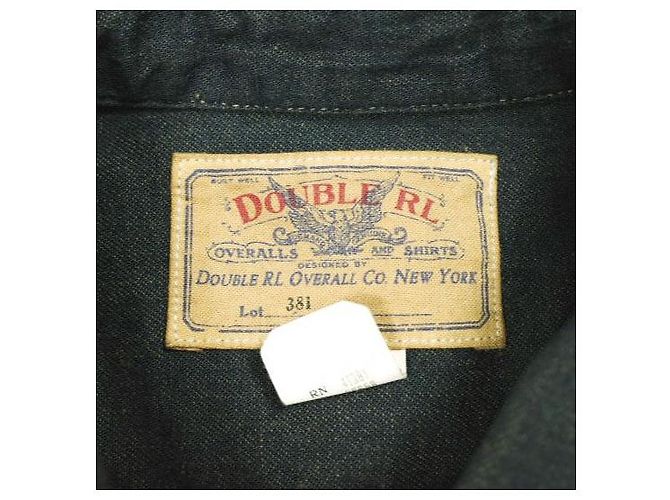 Ralph Lauren Camisa de algodón y lino índigo RRL Azul - vista 4