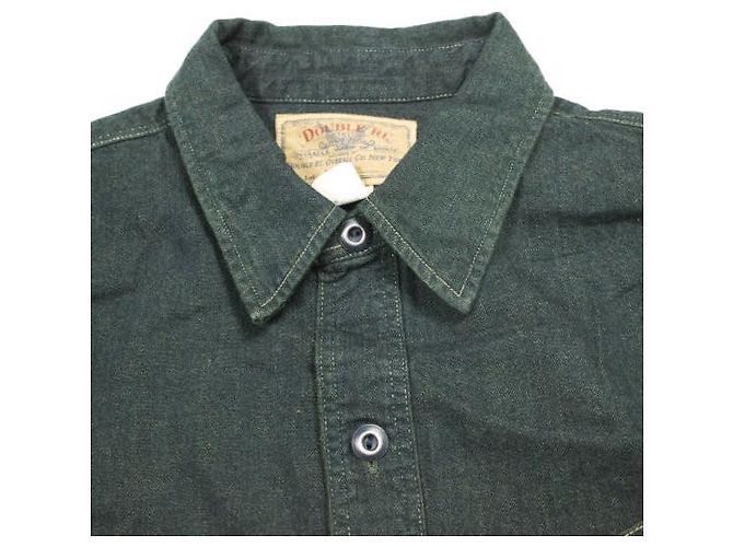Ralph Lauren Camisa de algodón y lino índigo RRL Azul - vista 5