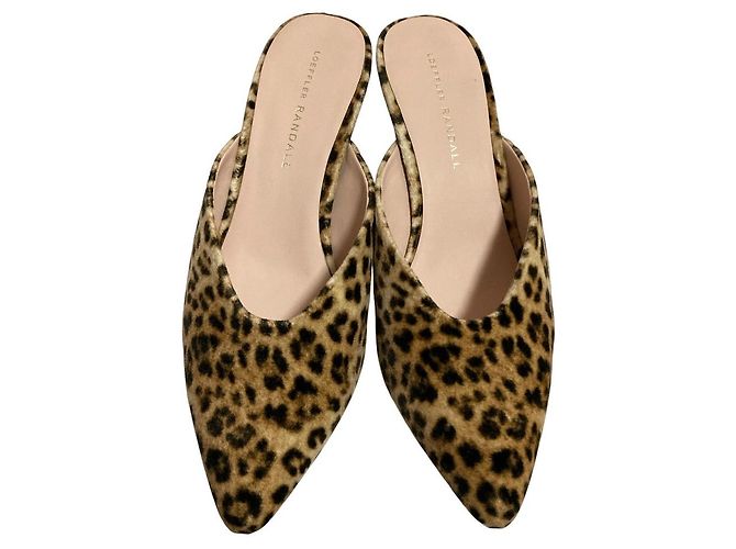 Autre Marque Sandali mule in velluto Loeffler Randall Marrone - vista 3