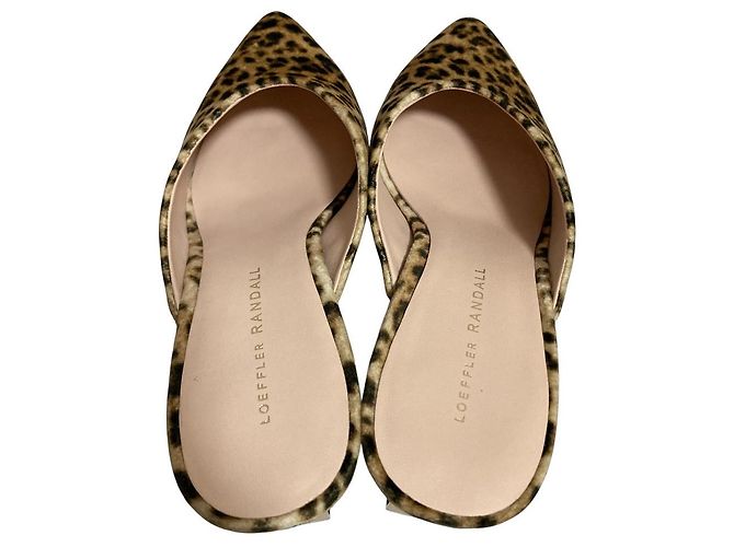 Autre Marque Sandali mule in velluto Loeffler Randall Marrone - vista 4