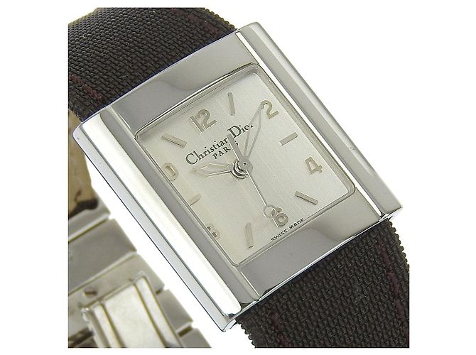 Dior Riva Uhr aus Edelstahl Silber - Ansicht 3