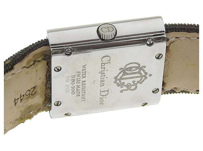 Dior Riva Uhr aus Edelstahl Silber - Ansicht 6