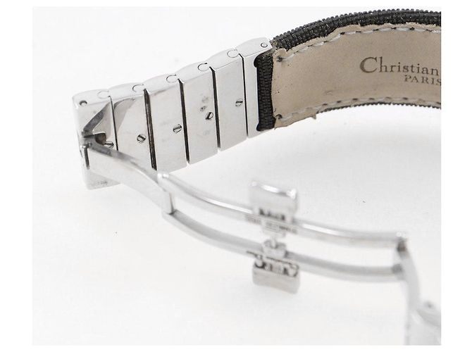 Dior Riva Uhr aus Edelstahl Silber - Ansicht 8
