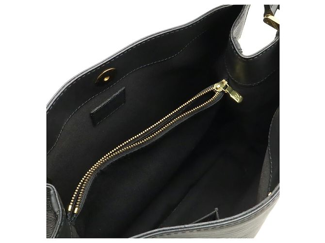 Borsa a Spalla Louis Vuitton Mandara MM Epi Nero - vista 6
