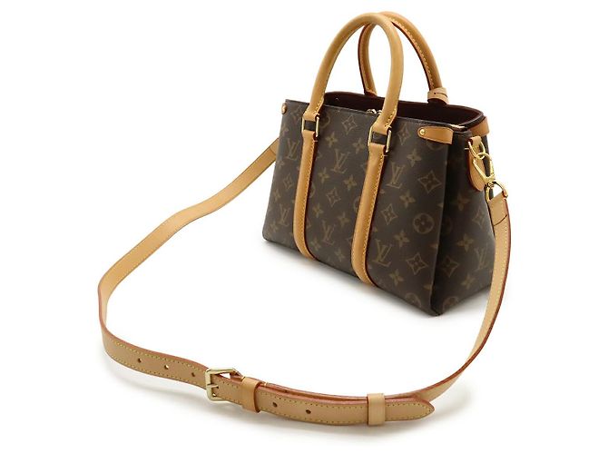 Borsa 2way Louis Vuitton Soufflot BB Monogram Marrone Bronzo - vista 2
