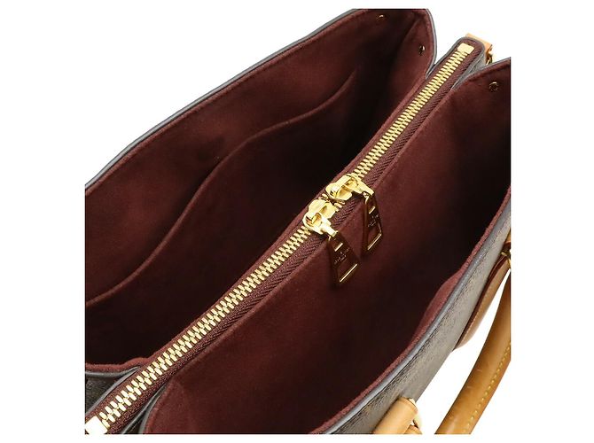 Borsa 2way Louis Vuitton Soufflot BB Monogram Marrone Bronzo - vista 6