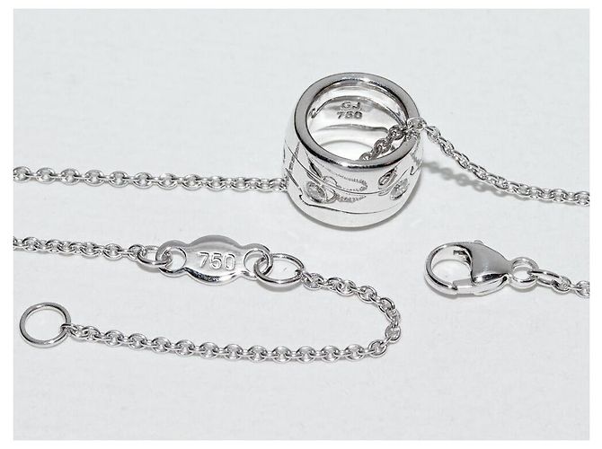 Autre Marque Collana Georg Jensen Fusion Au750 Diamond D'oro - vista 3