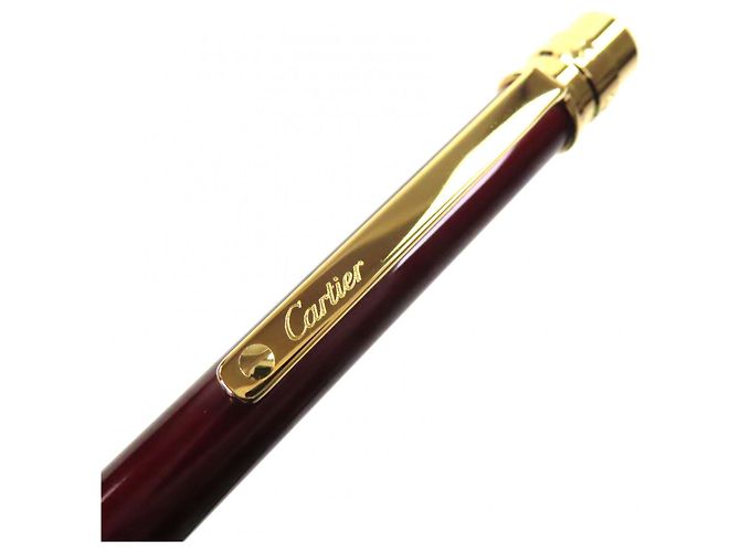 Penna a sfera Cartier Santos de Cartier Marrone - vista 6