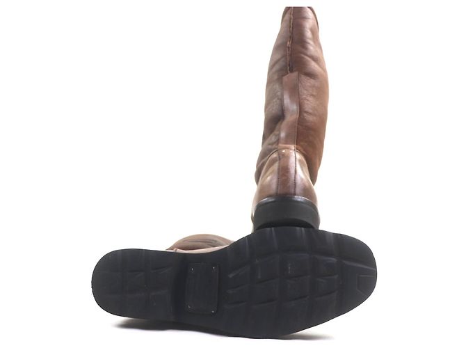 Maison Martin Margiela Maison Margiela 22 Lederstiefel Braun Dunkelbraun - Ansicht 4