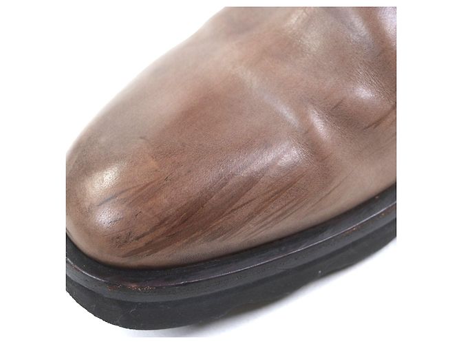 Maison Martin Margiela Maison Margiela 22 Lederstiefel Braun Dunkelbraun - Ansicht 9