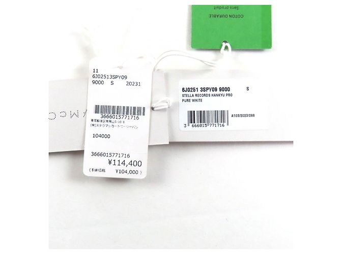 Stella Mc Cartney Stella McCartney Record Kapuzenpullover aus Baumwolle Weiß - Ansicht 9