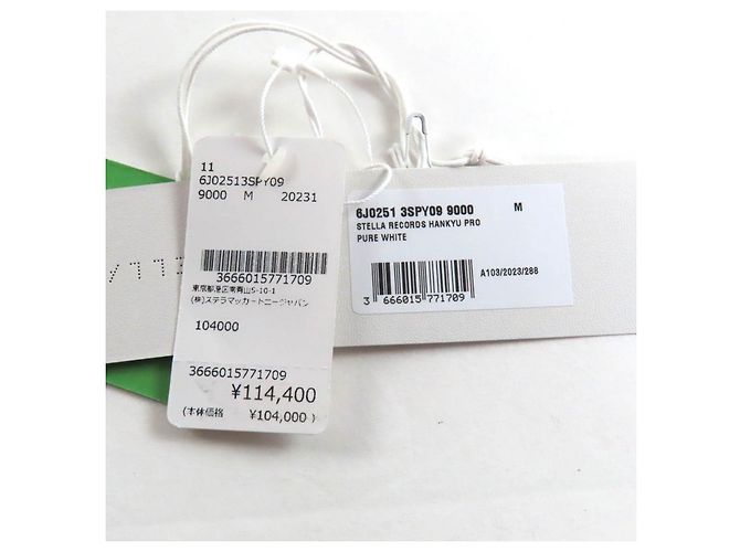 Stella Mc Cartney Stella McCartney Record Kapuzenpullover aus Baumwolle Weiß - Ansicht 10