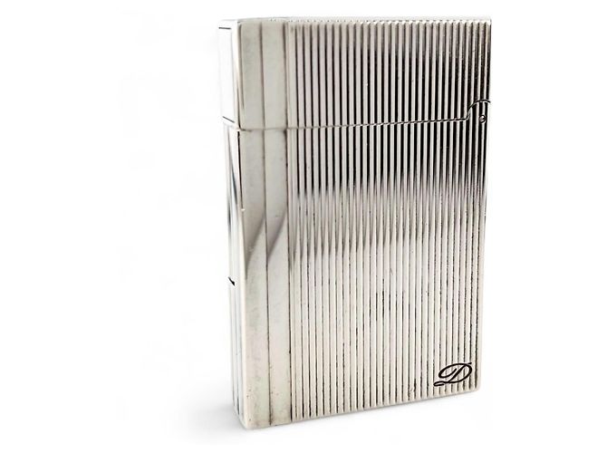 Autre Marque Dupont Gatsby Stripe Pattern Lighter Silvery - view 3