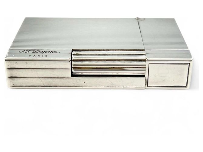 Autre Marque Dupont Gatsby Stripe Pattern Lighter Silvery - view 4