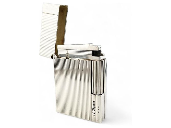 Autre Marque Dupont Gatsby Stripe Pattern Lighter Silvery - view 5