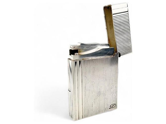 Autre Marque Dupont Gatsby Stripe Pattern Lighter Silvery - view 6