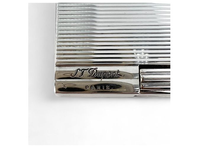 Autre Marque Dupont Gatsby Stripe Pattern Lighter Silvery - view 7