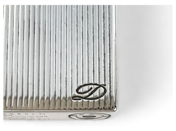 Autre Marque Dupont Gatsby Stripe Pattern Lighter Silvery - view 8