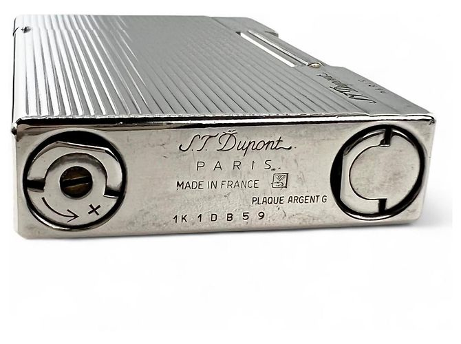 Autre Marque Dupont Gatsby Stripe Pattern Lighter Silvery - view 9