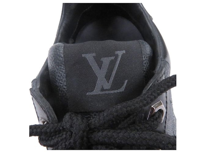 Sneakers Louis Vuitton Harlem Richelieu Damier Marrone Nero - vista 7