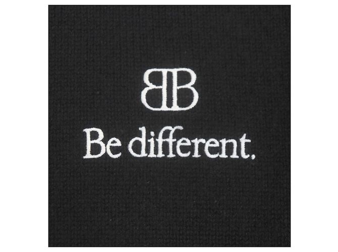 Everyday Balenciaga Kaschmirpullover Schwarz - Ansicht 4