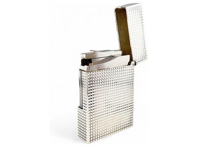 Autre Marque Dupont Diamond Head Lighter Silvery - view 6