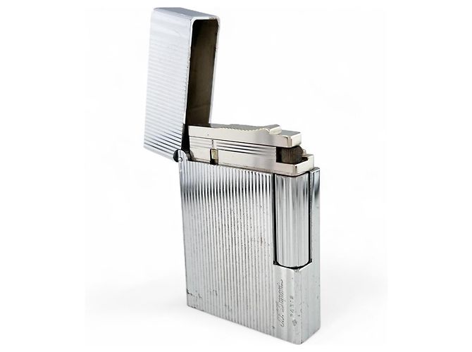 Autre Marque Dupont Gatsby Stripe Pattern Lighter Silvery - view 5