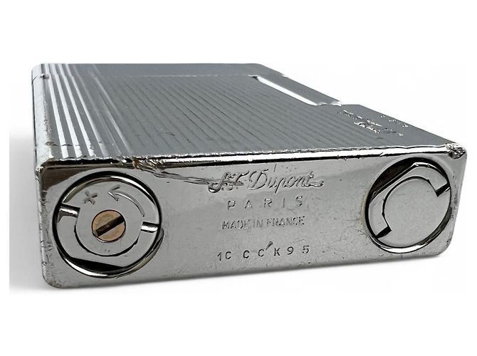 Autre Marque Dupont Gatsby Stripe Pattern Lighter Silvery - view 8