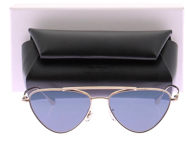 Oliver Peoples Solaire nera stelo dorato D'oro - vista 7