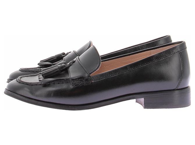 Mocassini J.Crew in pelle nera Nero - vista 2