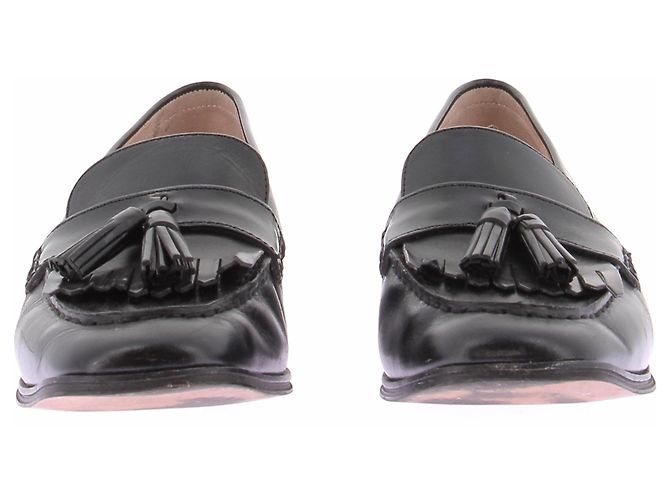 Mocassini J.Crew in pelle nera Nero - vista 7