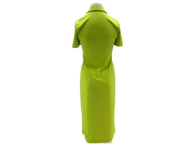 Tod's Kleid in Neon Grün aus Polyester - Ansicht 2