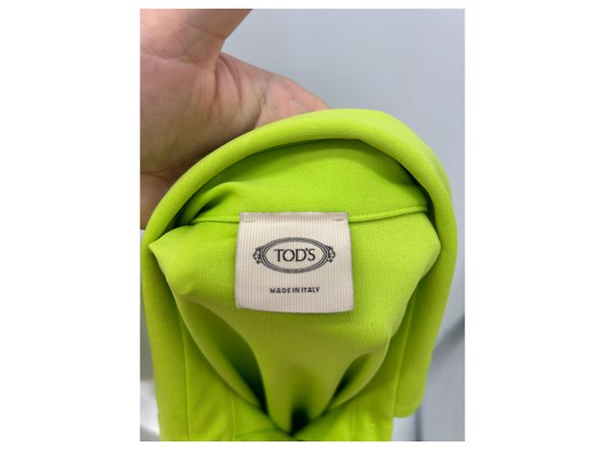 Tod's Kleid in Neon Grün aus Polyester - Ansicht 5