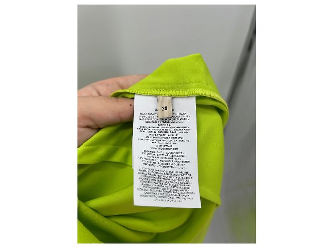 Tod's Kleid in Neon Grün aus Polyester - Ansicht 6