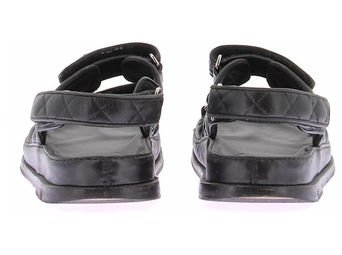 Chanel Sandali "Dad Sandals" neri Nero - vista 5