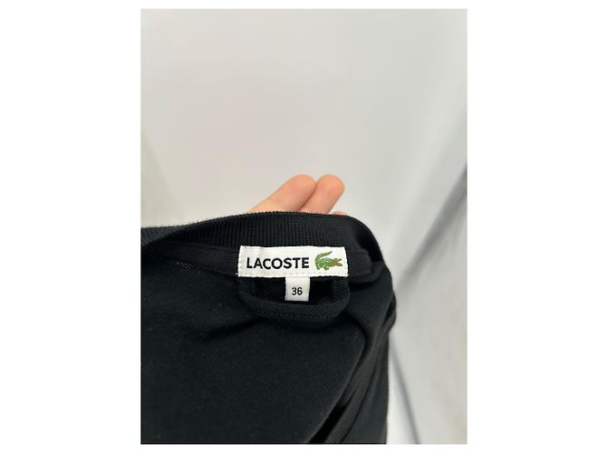 Vestido Lacoste de algodón negro talla 36 - vista 5