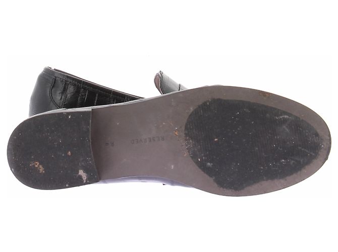 Autre Marque Schwarze Leder Loafer Größe 39 - Ansicht 4