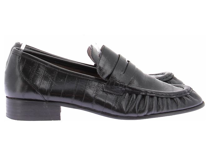 Autre Marque Schwarze Leder Loafer Größe 39 - Ansicht 5