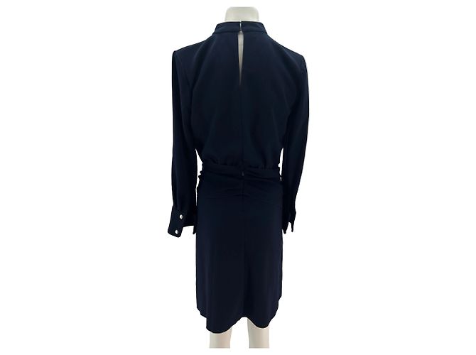 Ba&Sh Abito a maniche lunghe blu scuro Blu navy - vista 2