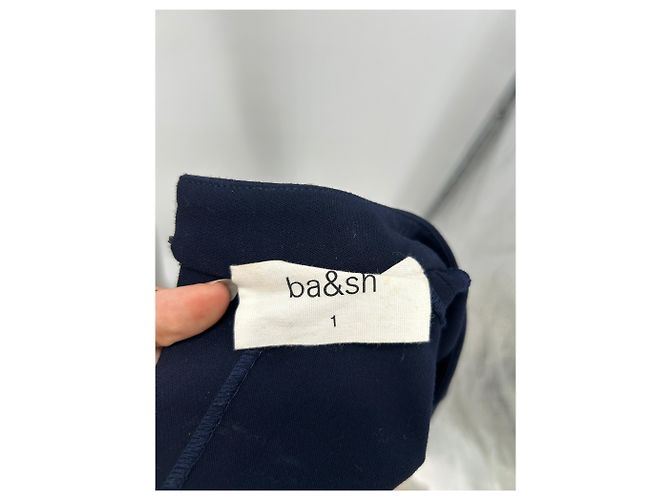 Ba&Sh Abito a maniche lunghe blu scuro Blu navy - vista 5