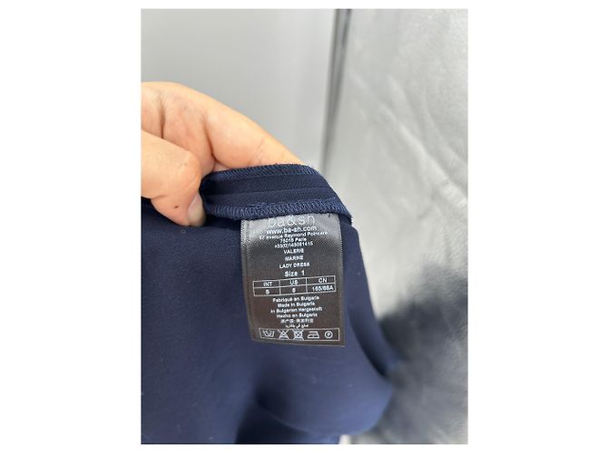 Ba&Sh Abito a maniche lunghe blu scuro Blu navy - vista 6