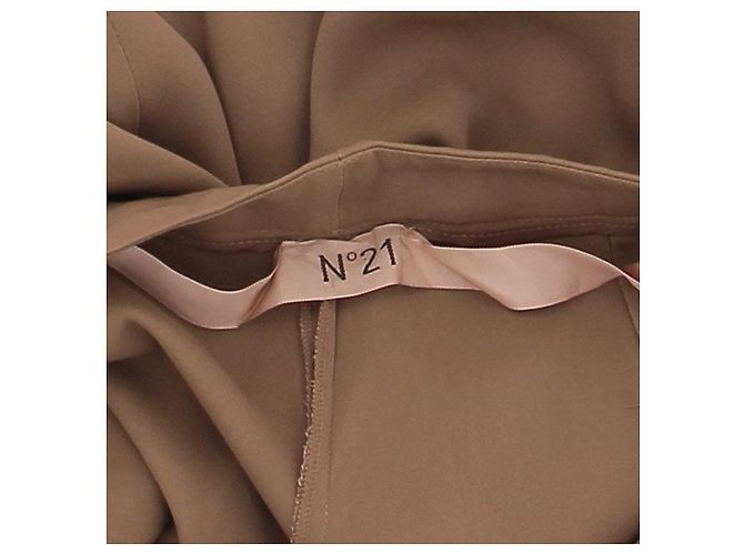 N°21 Calça marrom com faixa preta - vista 6