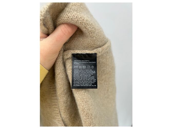 Isabel Marant Pour H&M Suéter de mohair bege - vista 7