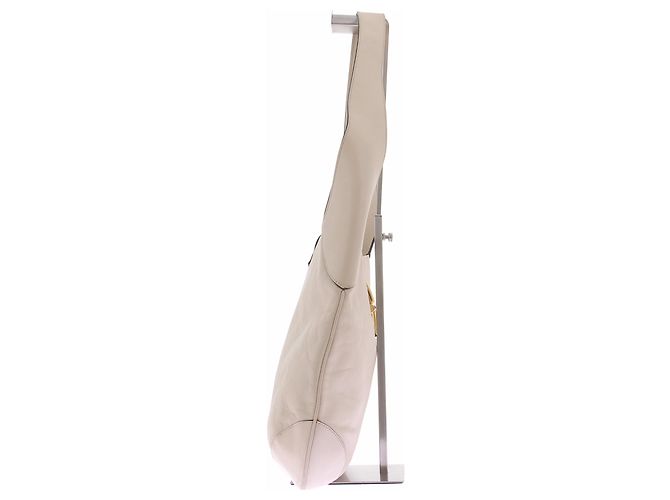 Céline Lederhandtasche Beige Creme - Ansicht 4