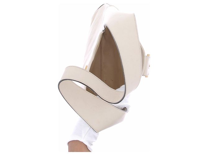 Céline Lederhandtasche Beige Creme - Ansicht 7