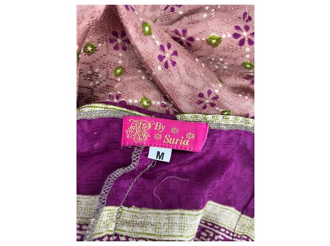 Autre Marque Pantalón marrón estampado Castaño - vista 3