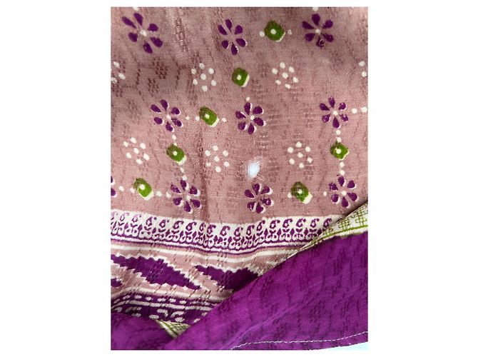 Autre Marque Pantalón marrón estampado Castaño - vista 4